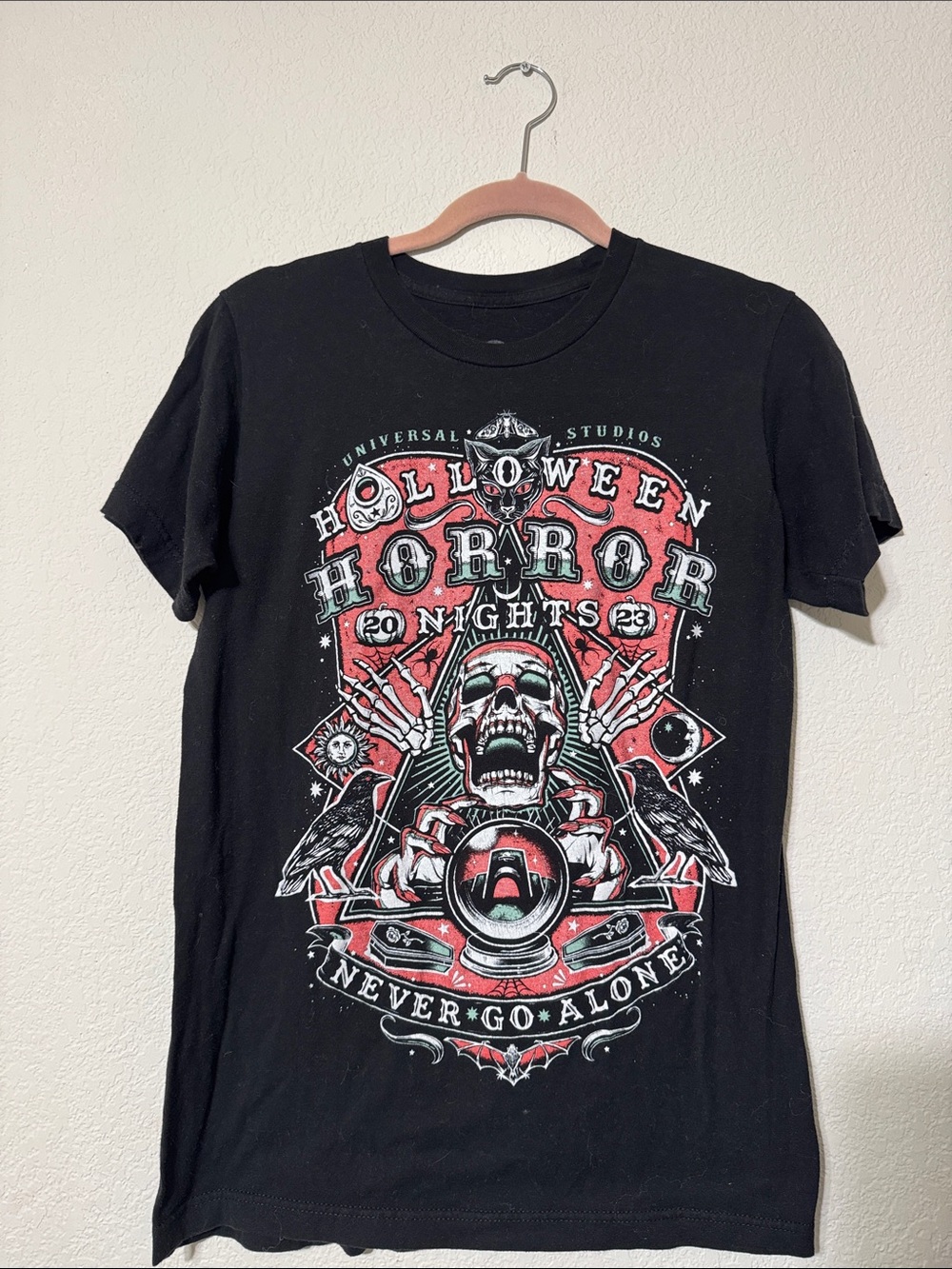 Universal Halloween Horror Nights 2023 Black Graphic Tee
